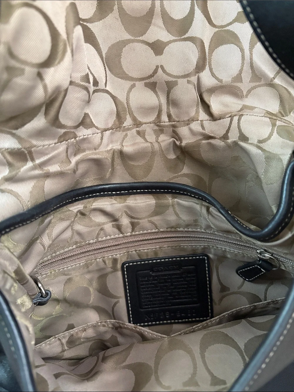 Vintage Coach Buckle Flap Crossbody -Y2K Era